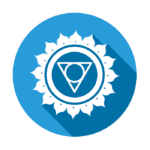 Symbol des Vishuddhi Chakras, des Halschakras, im Yoga.
