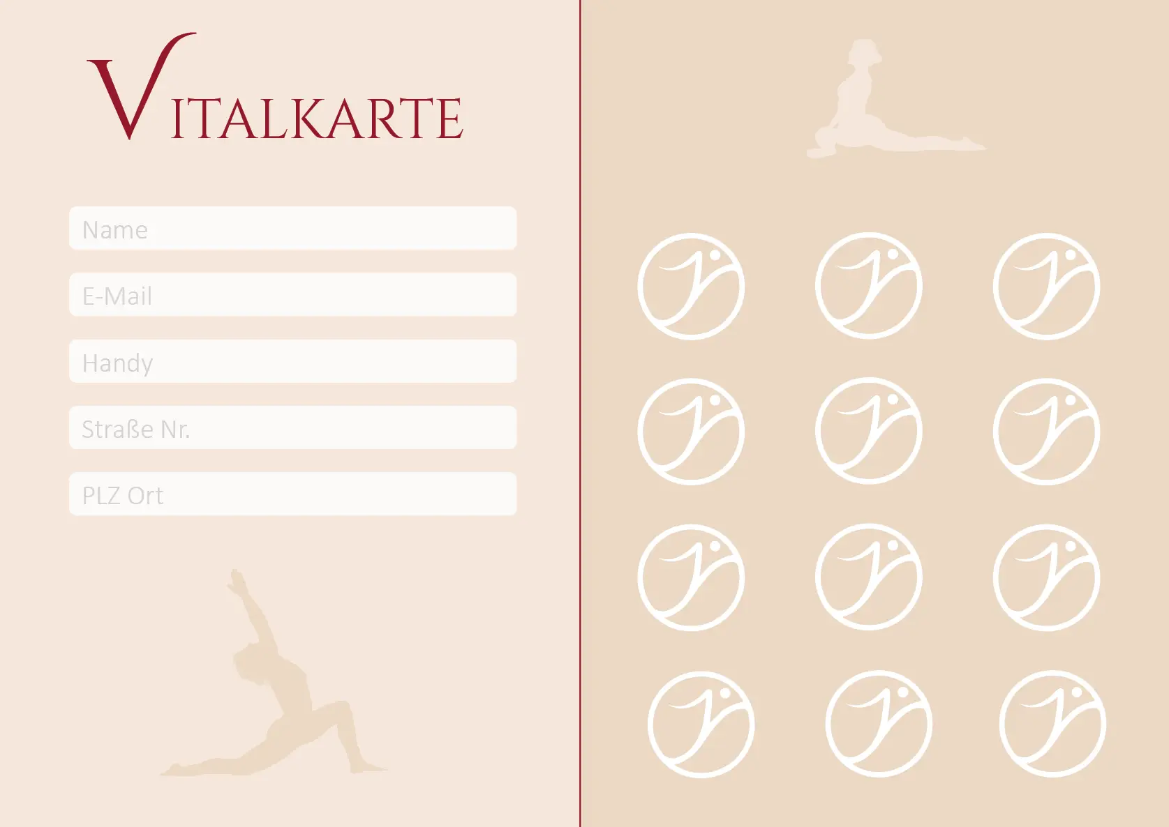 Vitalkarte von WellYo – 12 flexible Einlösungen für Yoga, Workshops, Massagen & mehr mit attraktiven Rabatten.